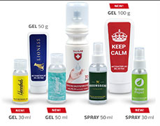 ΣΠΡΕΙ GEL SPRAY ΑΝΤΙΣΗΠΤΙΚΟ ΔΙΑΦΗΜΙΣΤΙΚΟ